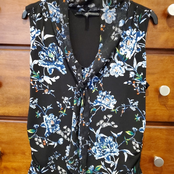 Skirt and top set floral navy - Picture 1 of 2